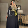 Caftan Hasna Noir